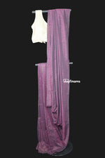 Load image into Gallery viewer, Magenta Glow  Khadi Cotton Saree
