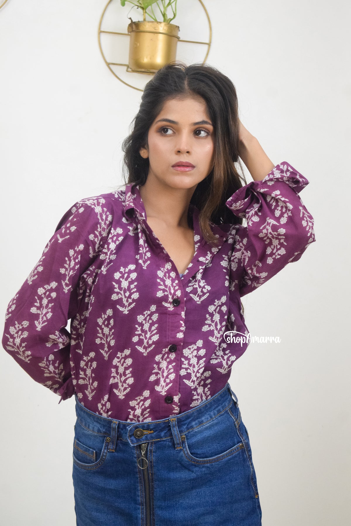 Mulberry Bloom Shirt
