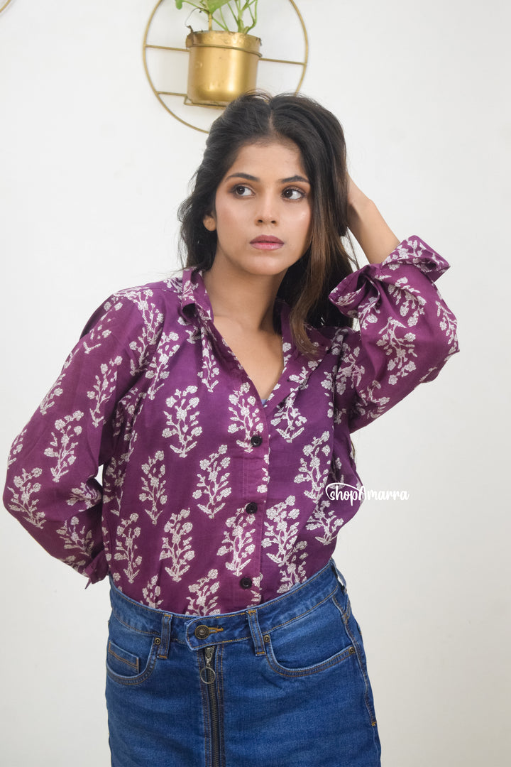 Mulberry Bloom Shirt