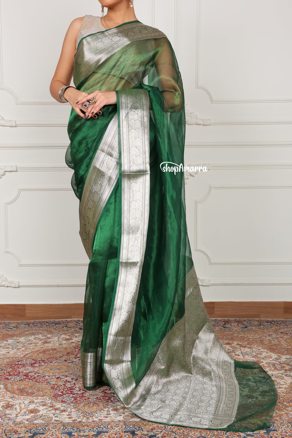 Banarasi Harita Tissue Saree