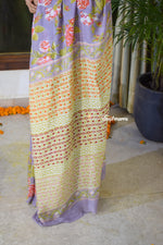 Load image into Gallery viewer, Misty Garden Ruhi Silk Saree
