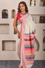 Load image into Gallery viewer, Gulabi Blush Cotton Saree
