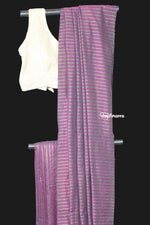 Load image into Gallery viewer, Magenta Glow  Khadi Cotton Saree
