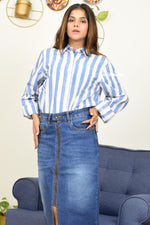 Load image into Gallery viewer, Ocean Stripes Shirt
