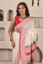 Load image into Gallery viewer, Gulabi Blush Cotton Saree
