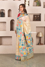Load image into Gallery viewer, Ivory Garden Jamdani Saree
