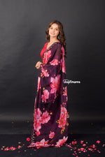 Load image into Gallery viewer, Floral Drift HO Silk Saree
