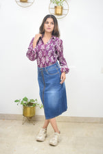 Load image into Gallery viewer, Mulberry Bloom Shirt
