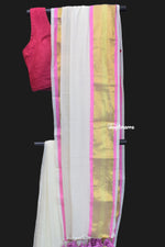 Load image into Gallery viewer, Cotton Candy Glow Mul Cotton Saree
