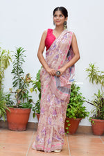 Load image into Gallery viewer, Earthy Rose Ruhi Silk Saree
