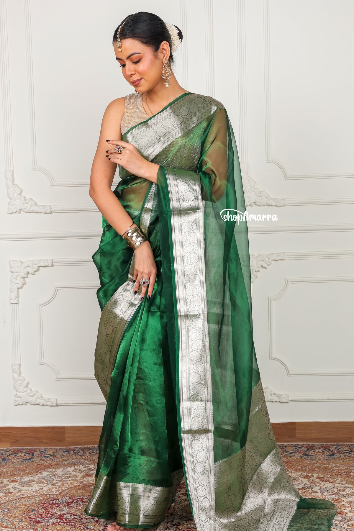 Banarasi Harita Tissue Saree