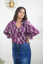 Load image into Gallery viewer, Mulberry Bloom Shirt
