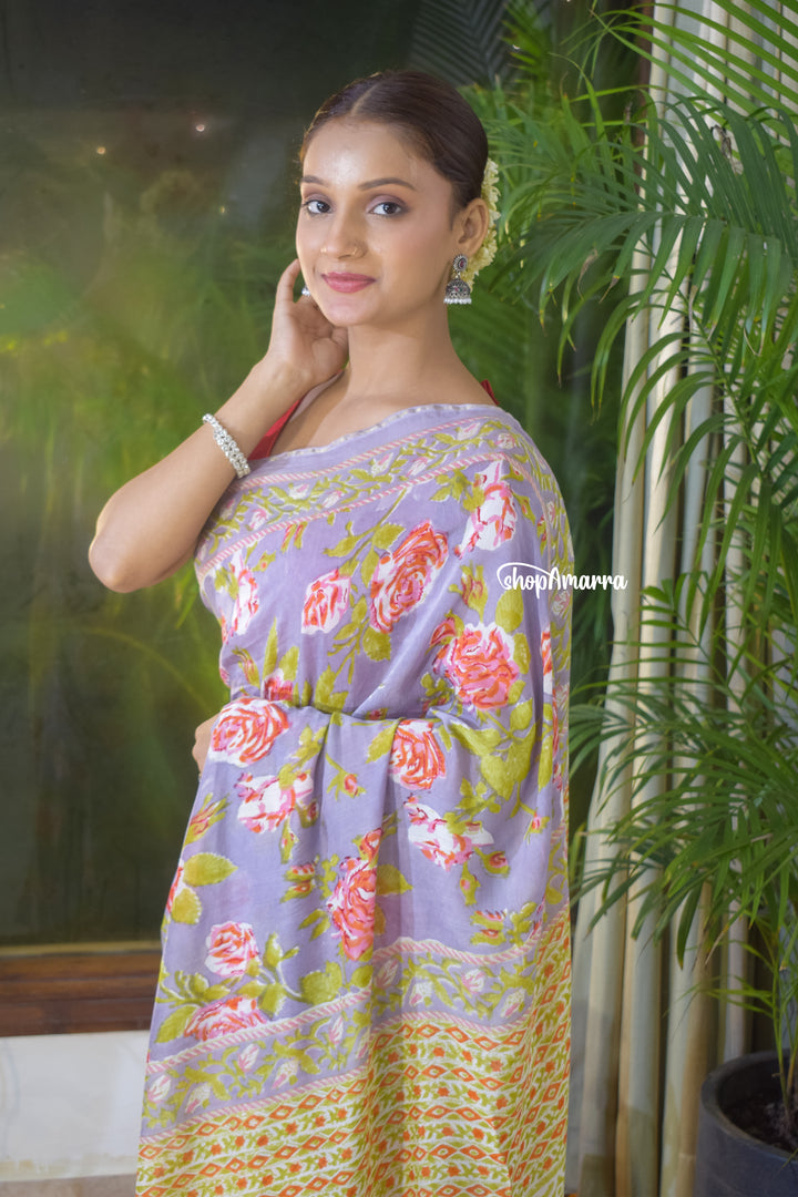 Misty Garden Ruhi Silk Saree